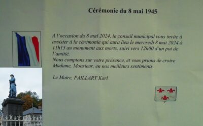 Cérémonie du 8 mai 1945