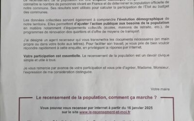 Recensement 2025